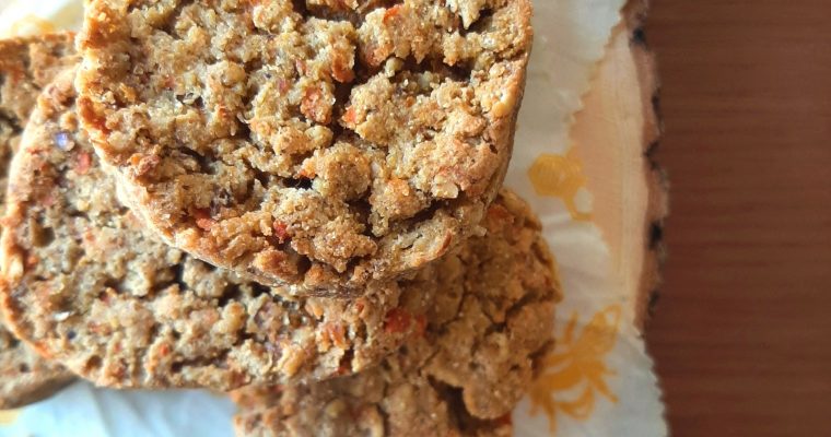 Carrot Cake Oatmeal Cookies, gluten-free and vegan!
