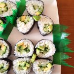 Avocado Cucumber Sushi Rolls