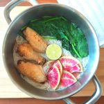 Vermicelli with Lemongrass wings and veggies
