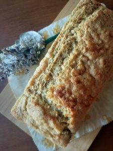 Whole rosemary mung bean bread loaf