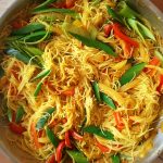 Singaporean Vermicelli top view