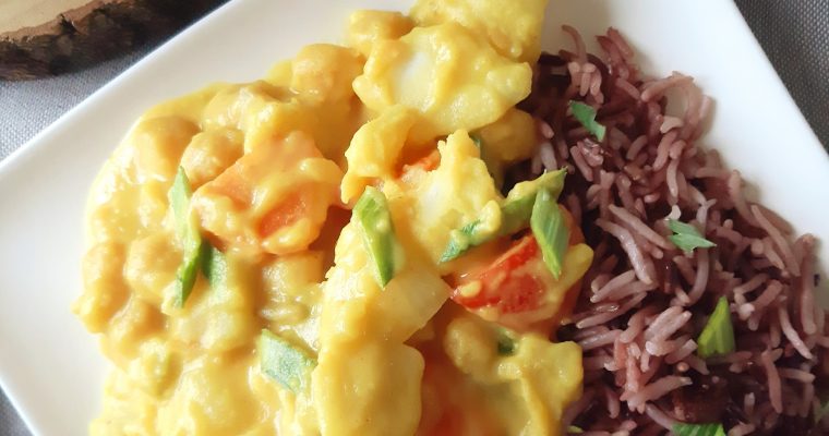 Portuguese Sauce Chickpea on Rice