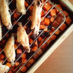 Rosemary Double Split Wings with Root Vegetables