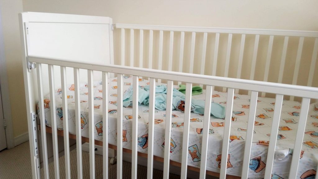 The crib that I was in myself now prepared for Giddy's birth